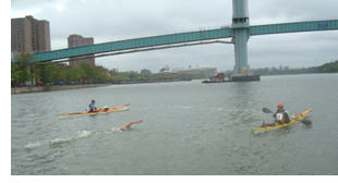 Start of a record-breaking swim