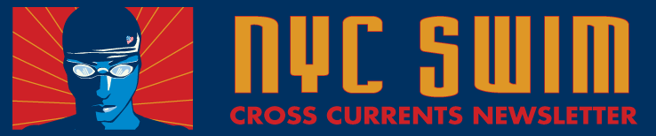 Cross Currents masthead: stylized swimmer with skyline in 

background